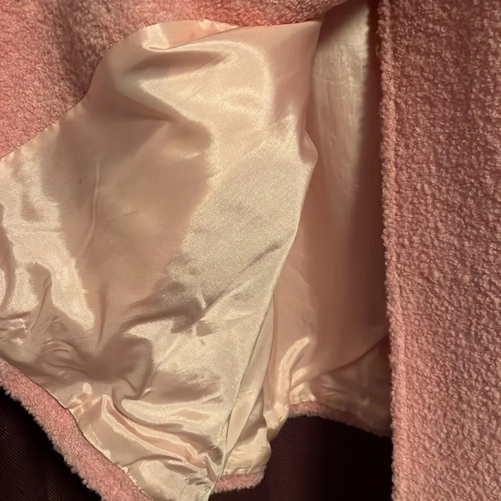 Marvin Richards Pink Pea Coat - Picture 4 of 5